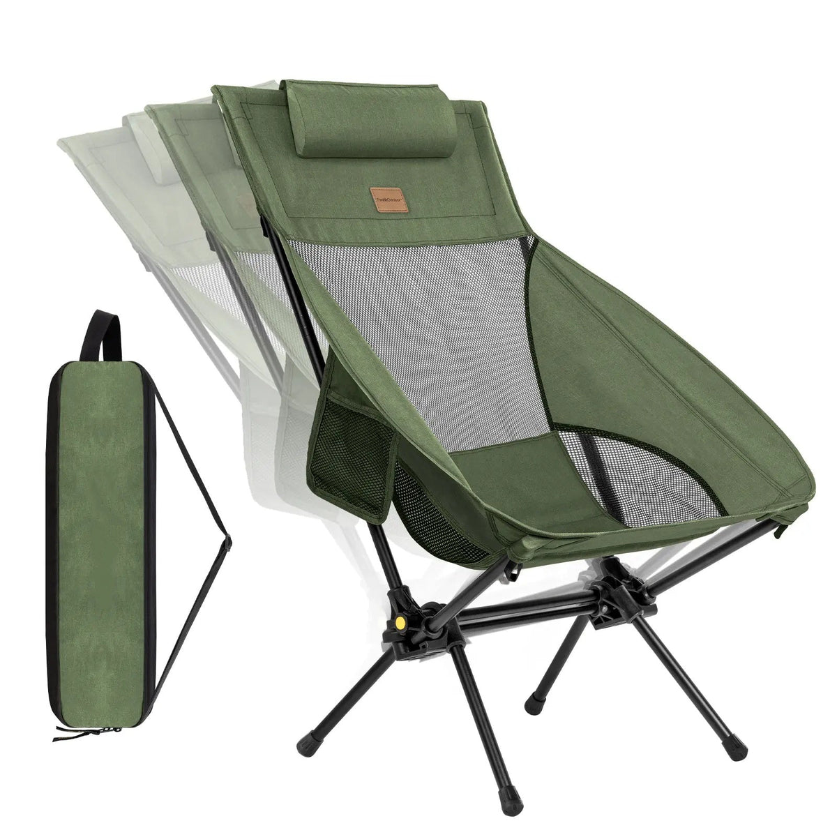 L8 Max Rocking Camping Chair – 25° Gentle Rock, 7075 Aluminum, 4.5 lbs 🪑🏕️