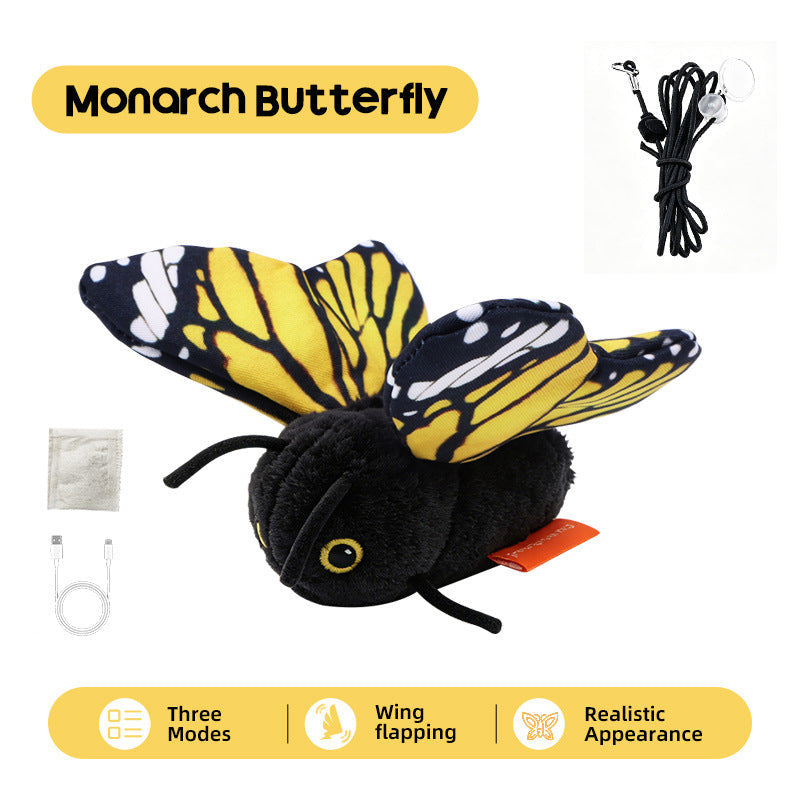 Smart Sensing Flapping Butterfly Interactive Cat Toy