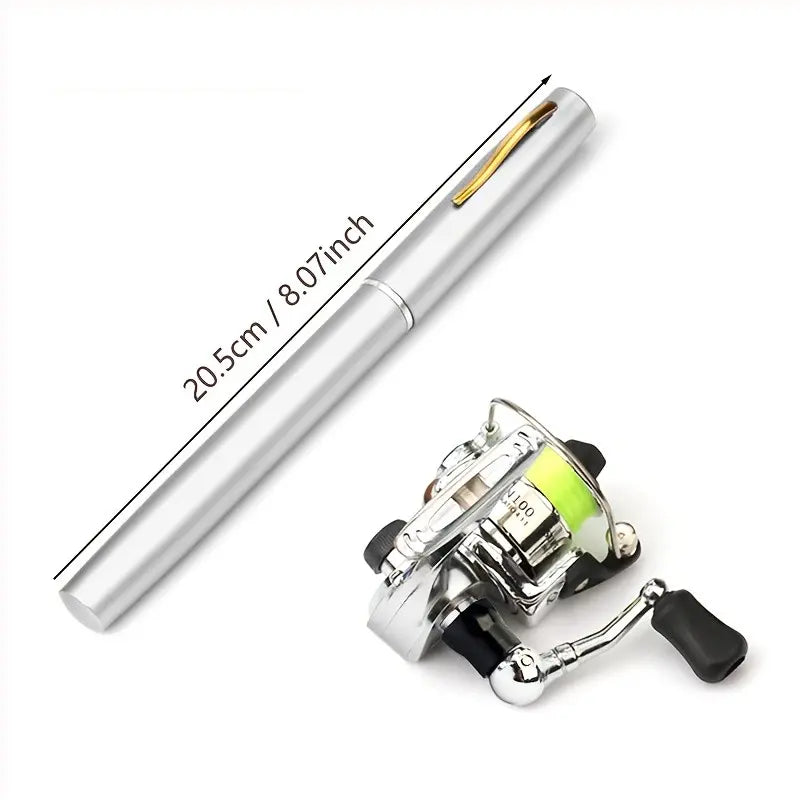 Pocket Fishing Rod – Telescopic, Pre-Assembled🎣🧰