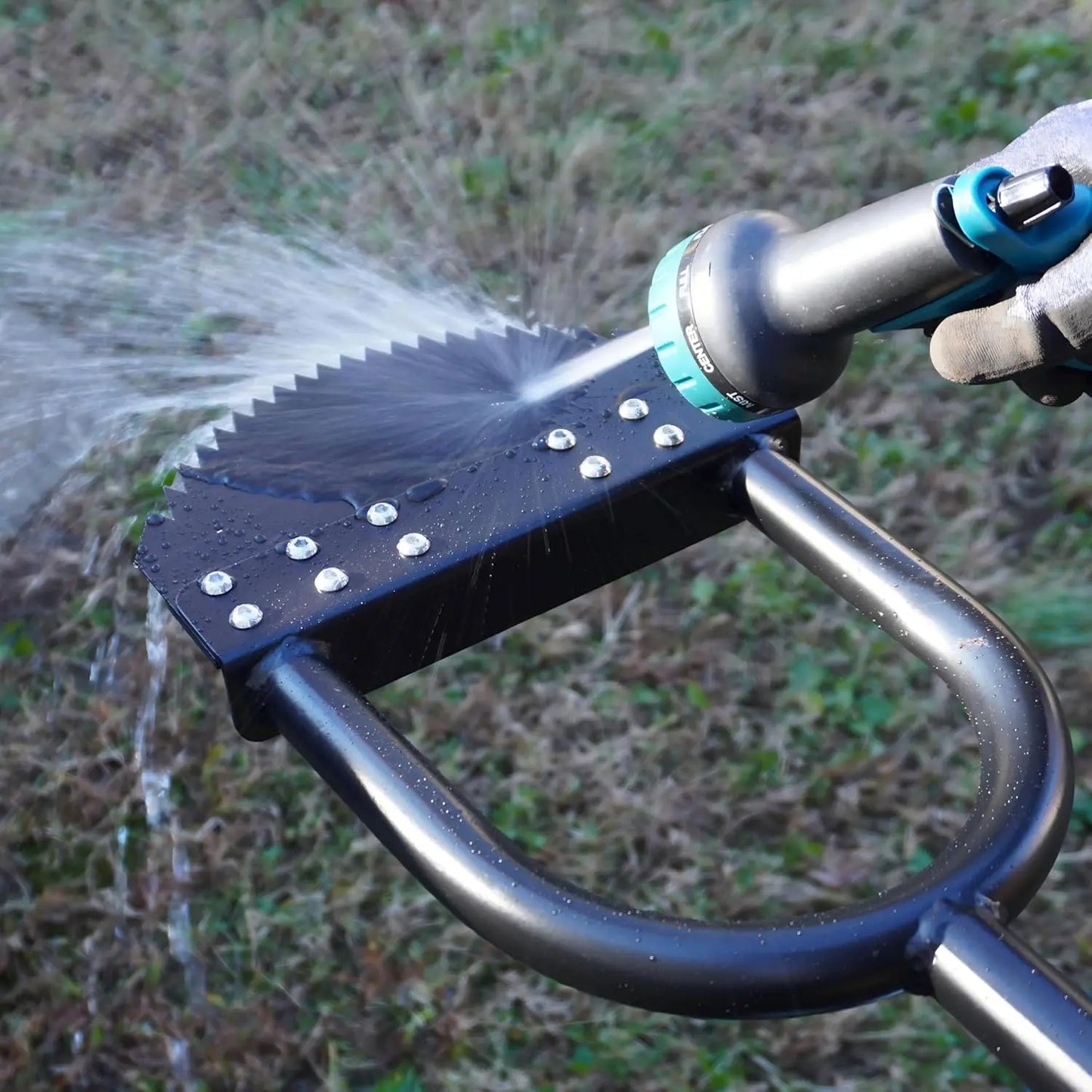 Serrated Spring Steel Lawn Edger – 41″ Handle, Rust-Resistant, One-Piece or Detachable 🌿