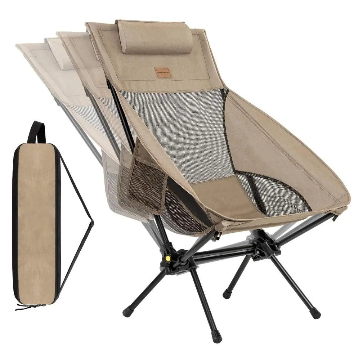 L8 Max Rocking Camping Chair – 25° Gentle Rock, 7075 Aluminum, 4.5 lbs 🪑🏕️