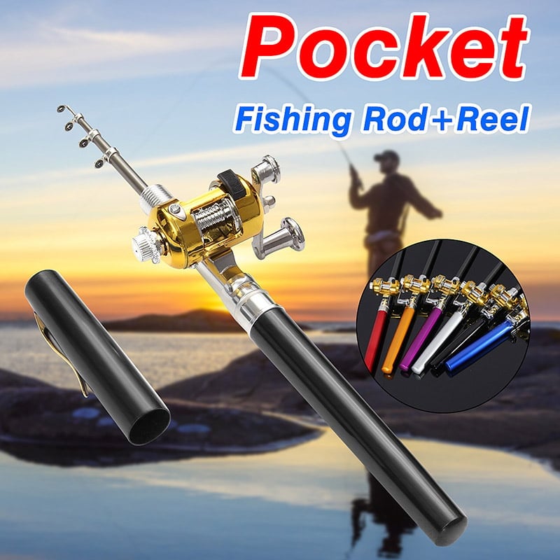 Pocket Fishing Rod – Telescopic, Pre-Assembled🎣🧰