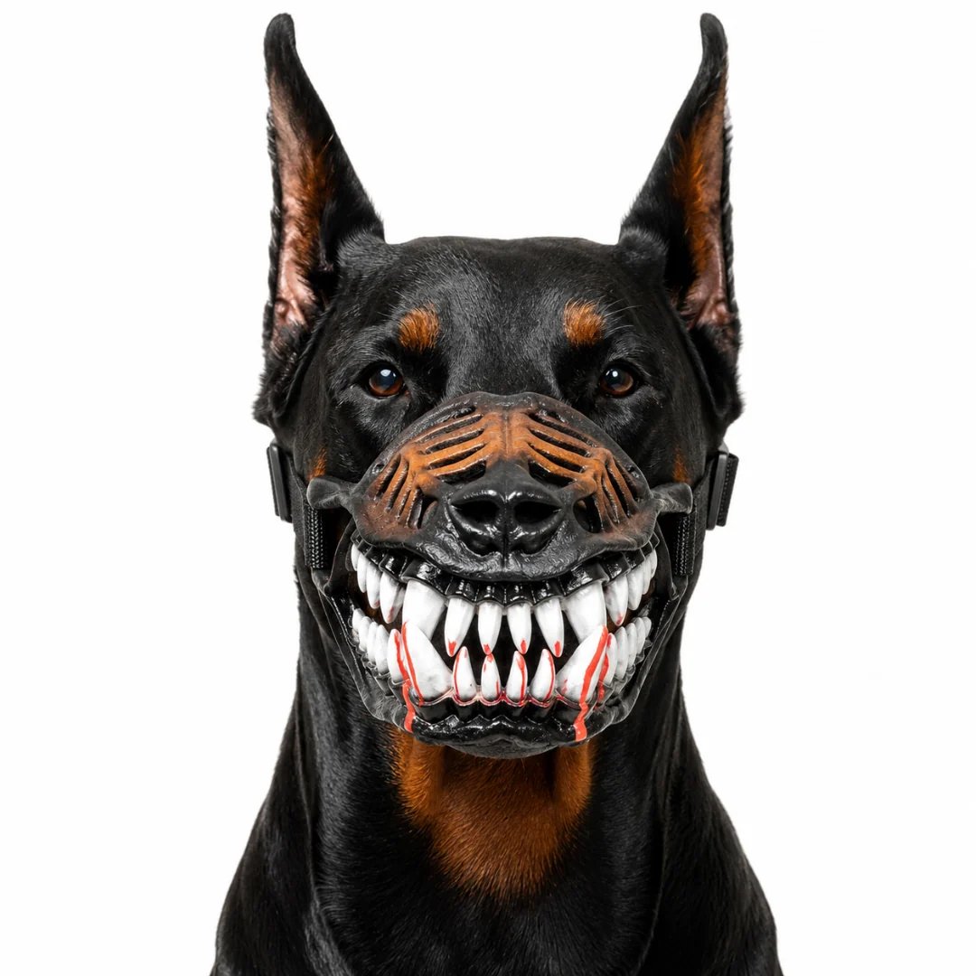 Hell Hound Monster Dog Muzzle For Halloween Cosplay