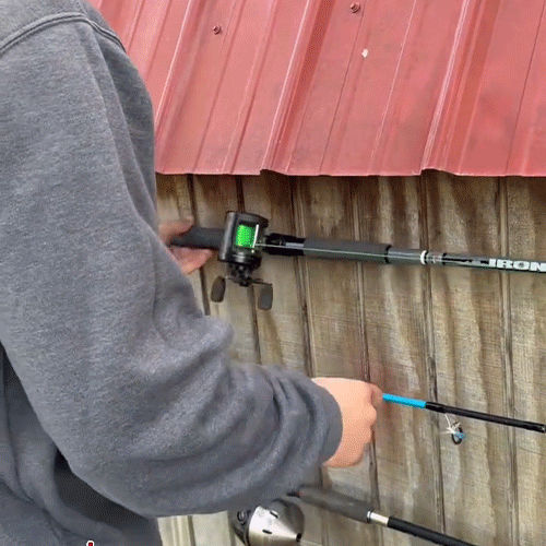Fishing Rod Garage Storage Rack – Holds 10 Rods, Wall/Ceiling Mount, Soft Silicone Pads 🎣🧰