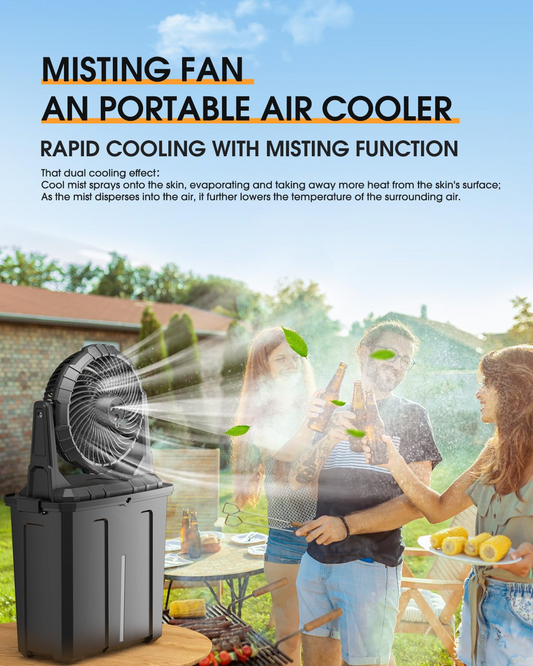 Portable Misting Fan with 9L Water Tank 💨💧