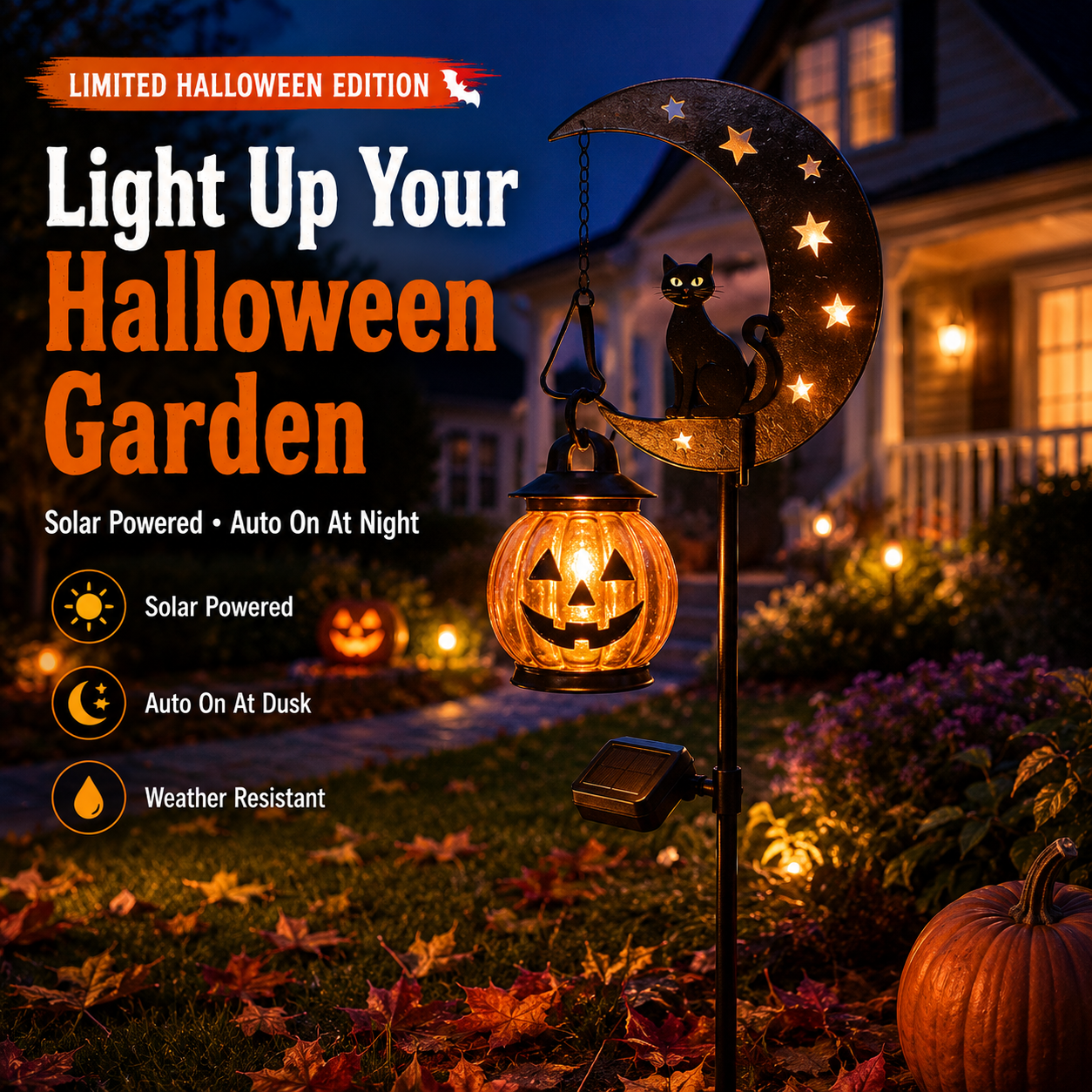 🌙Halloween Pre-sale🎃Solar Halloween Garden Stake Light