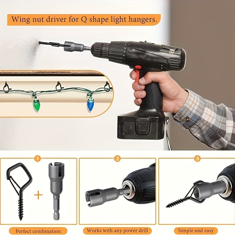 Windproof Safety Q Hooks – Spring-Lock, Rust-Proof, Heavy-Duty 🔒🪝
