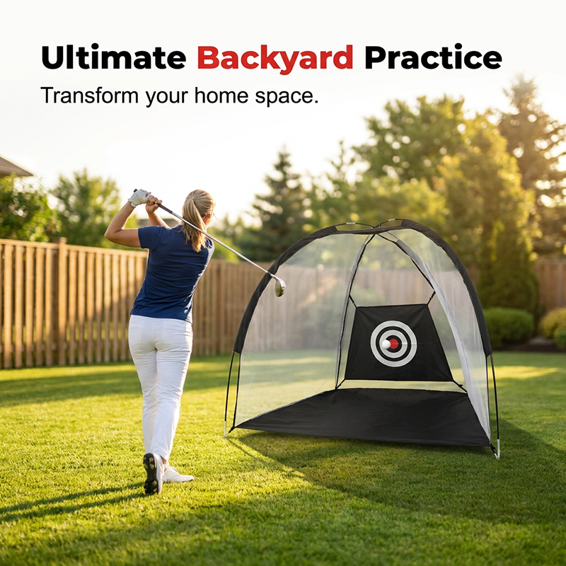 Portable Golf Training Net – High-Impact Mesh, Bullseye Target, Foldable ⛳🏡