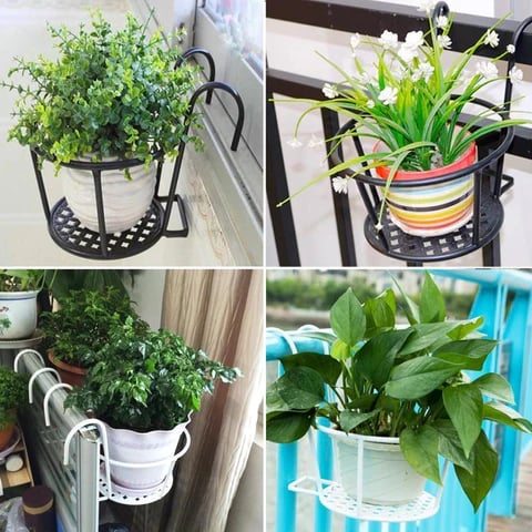 Iron Metal Hanging Plant Basket – 2-Pack, Wall-Mounted, Rust-Resistant 🌿🪴