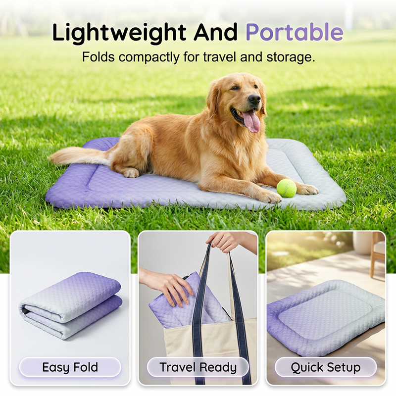 Cooling Gel Mat for Pets – Instant Heat Relief, No Refrigeration Needed 🐶🧊
