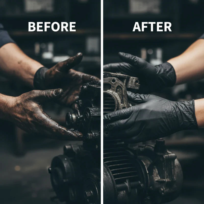 Nitrile Pro Gloves – Heavy-Duty, Latex-Free, Textured Grip 🧤🛡️