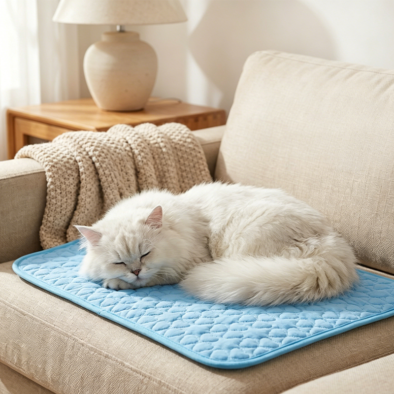Breathable Pet Cooling Mat – Triple-Layer, Instant Heat Relief 🐶🧊