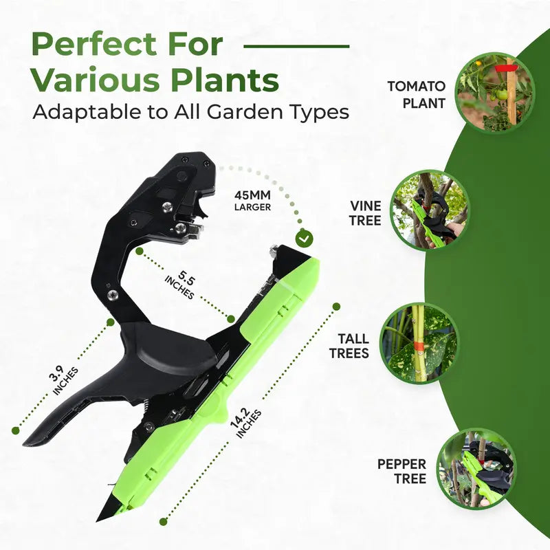 Plant Tying Machine Kit – Extra Blade, Spring & 20 Rolls of Tape Included 🌿🔧