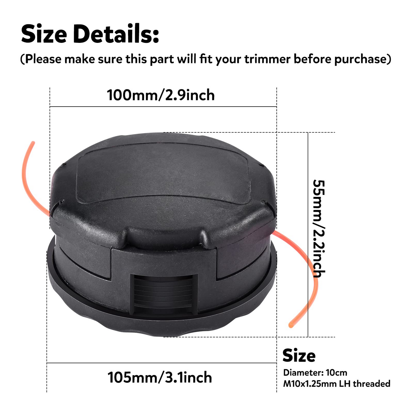 Echo 5-Pack String Trimmer Head Replacement – Speed-Feed 400🌿🔧