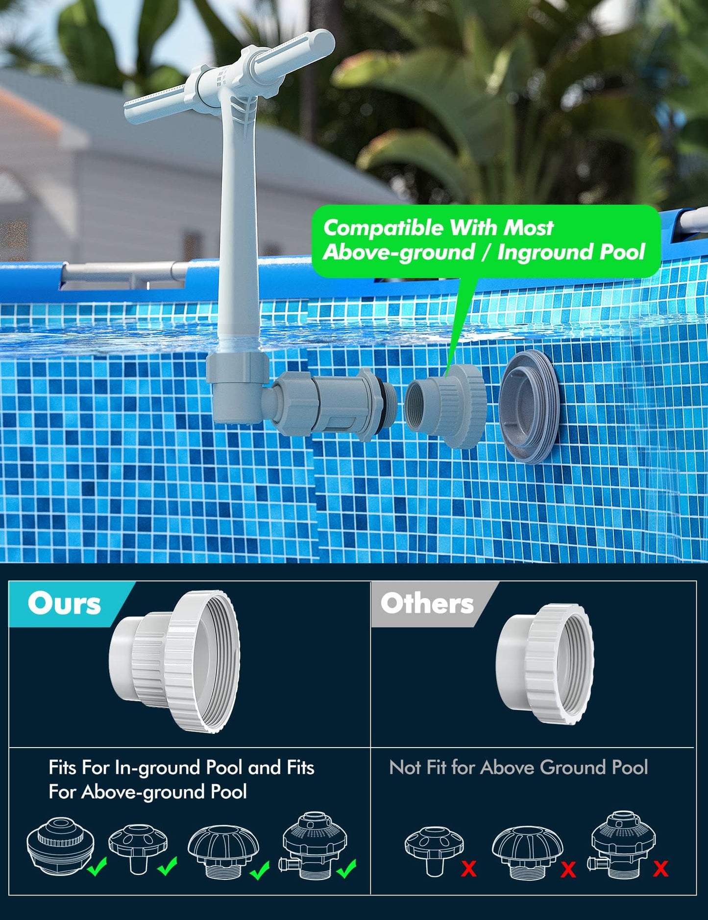 Poolhacker Pool Waterfall Fountain🏊💦