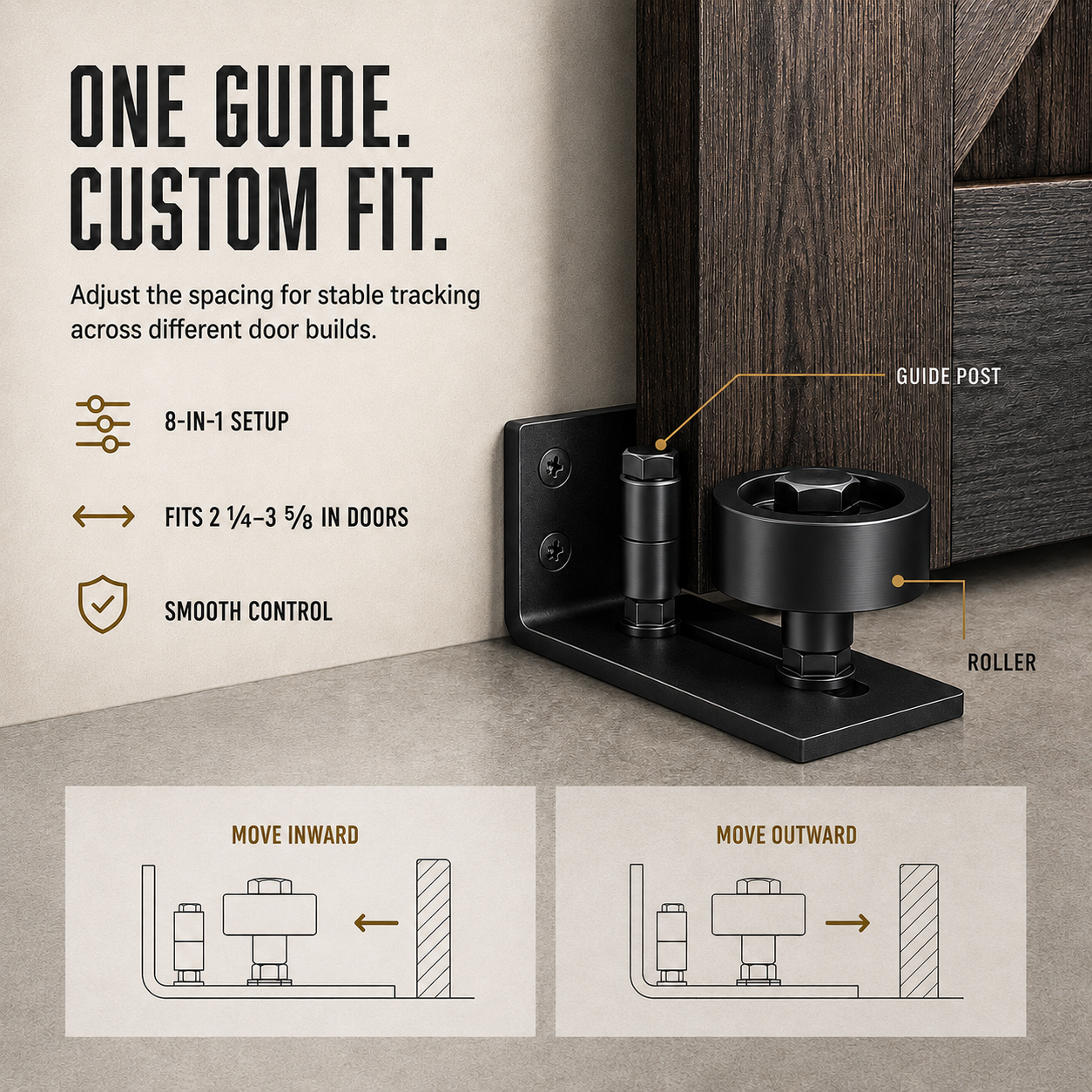 8-in-1 Adjustable Floor Door Guide🚪🛠️