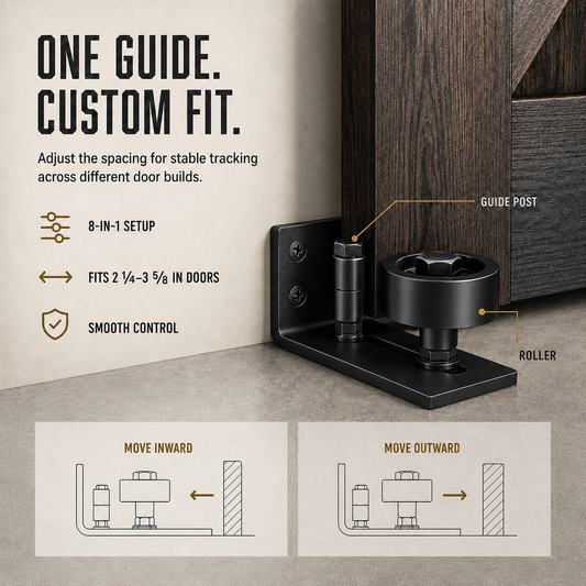 8-in-1 Adjustable Floor Door Guide🚪🛠️