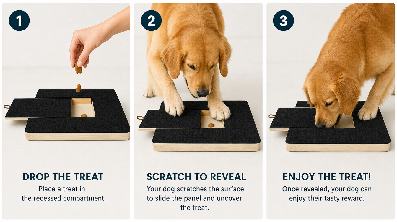 Dog Nail File Board – No Clippers, No Stress, Playtime Trimming 🐾🦴