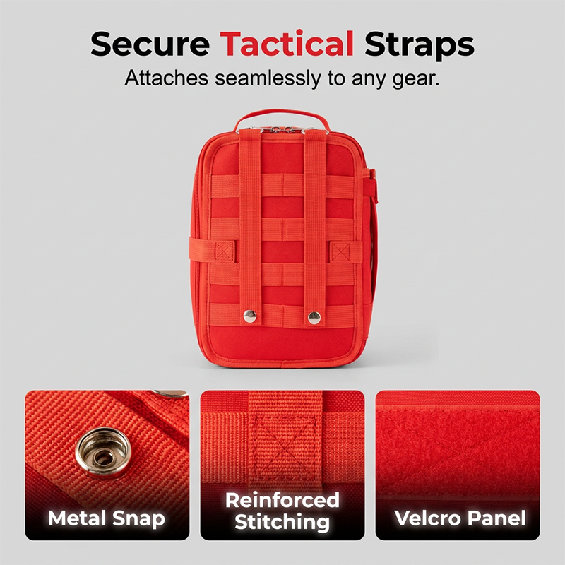 Oxford Cloth Emergency Medical Organizer Bag – Tactical, Rip-Away, Modular 🚑🆘