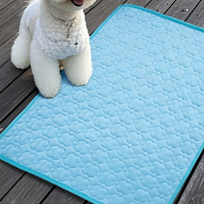 Breathable Pet Cooling Mat – Triple-Layer, Instant Heat Relief 🐶🧊