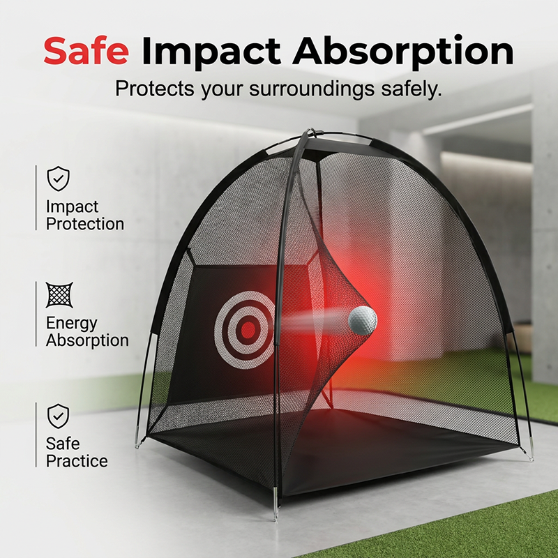 Portable Golf Training Net – High-Impact Mesh, Bullseye Target, Foldable ⛳🏡