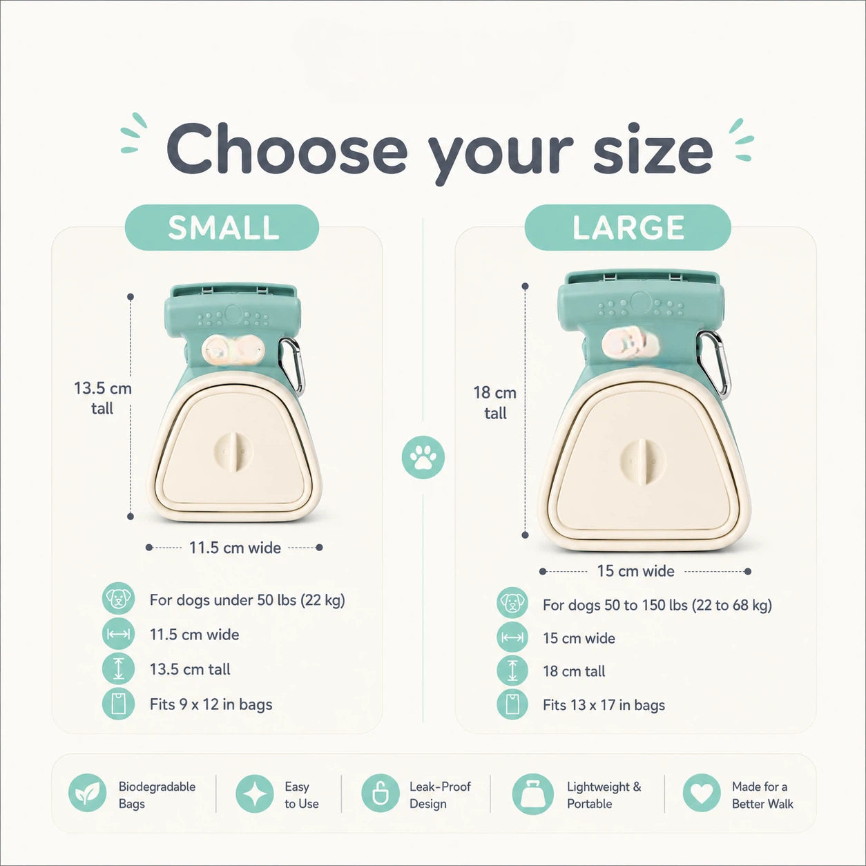 Clip-On Poop Scooper – Foldable, Pocket-Sized, Bag Dispenser Included 🐾🧹
