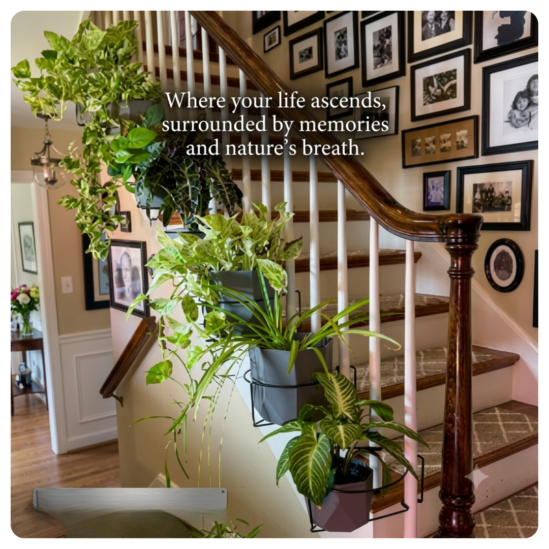 Railing Plant Hook – Adjustable, Tool-Free🪴🔗
