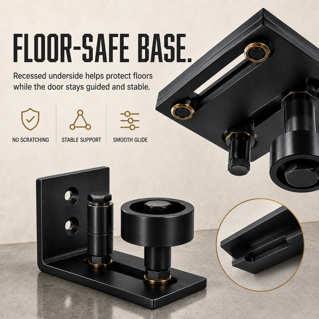 8-in-1 Adjustable Floor Door Guide🚪🛠️