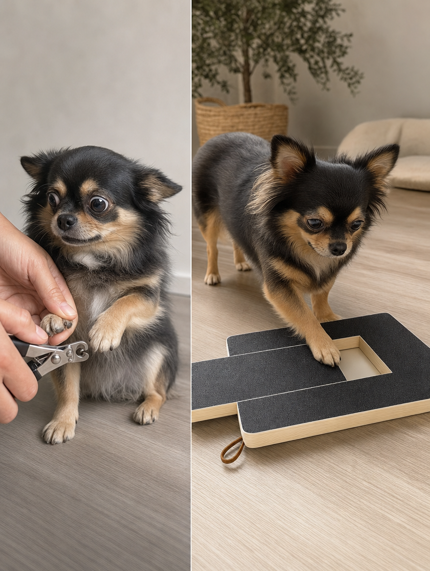 Dog Nail File Board – No Clippers, No Stress, Playtime Trimming 🐾🦴