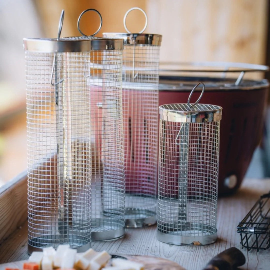 Gourmet Grill Basket 2.0 – Stainless Steel, Dishwasher Safe, No More Burnt Food 🥩🥦