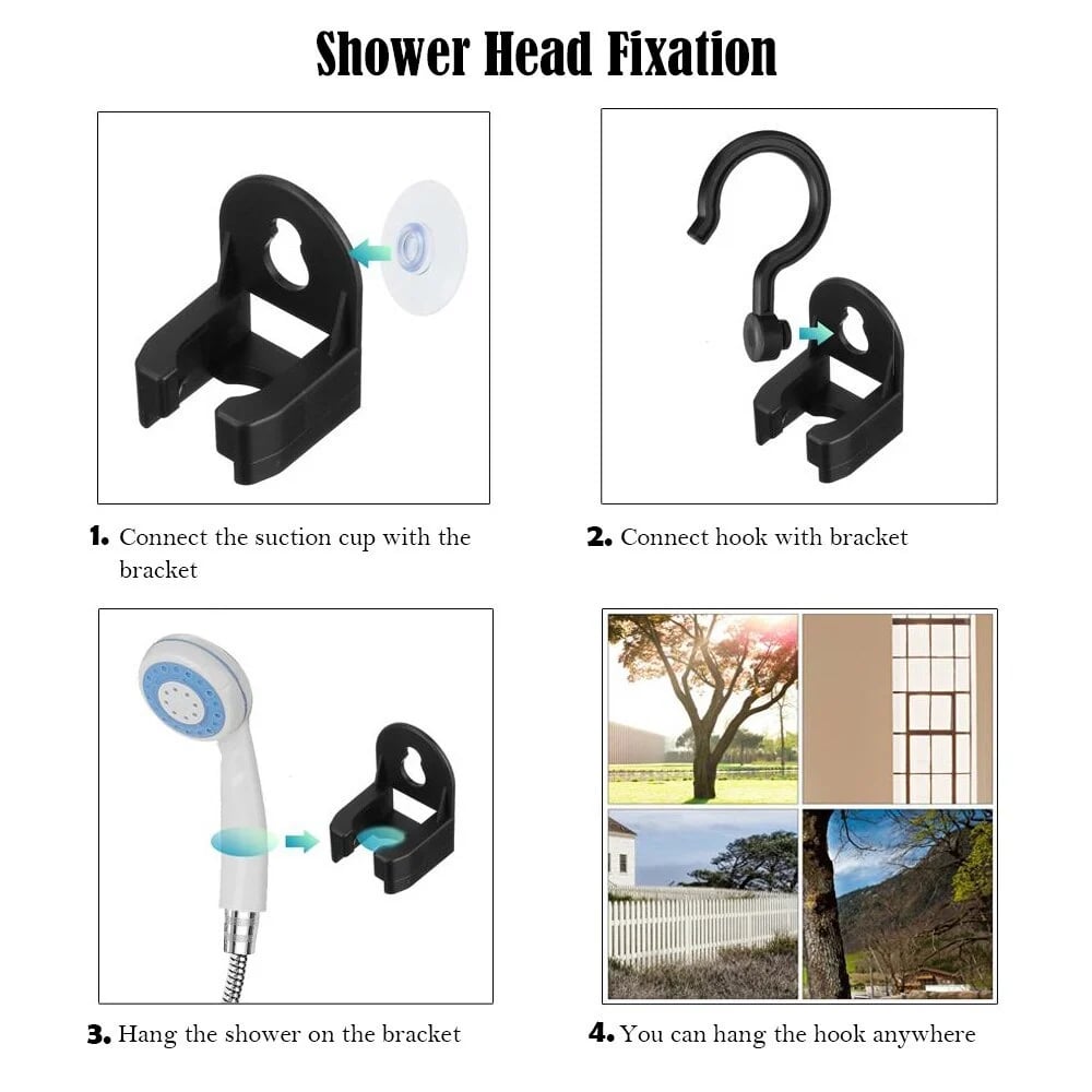 Portable USB Rechargeable Shower Pump – 2200mAh, 4-5L/min, Camping & Outdoor 🚿🏕️