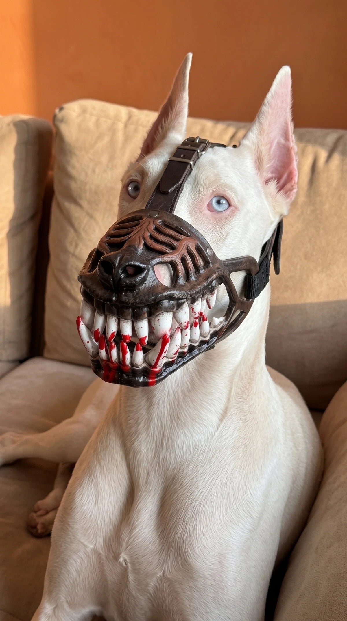 Hell Hound Monster Dog Muzzle For Halloween Cosplay
