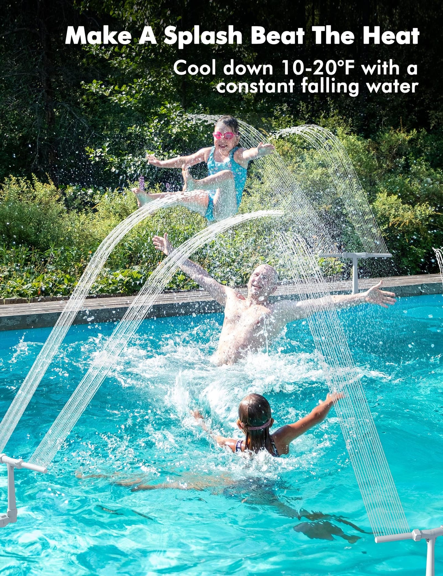 Poolhacker Pool Waterfall Fountain🏊💦