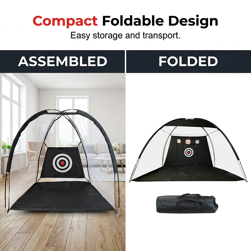 Portable Golf Training Net – High-Impact Mesh, Bullseye Target, Foldable ⛳🏡