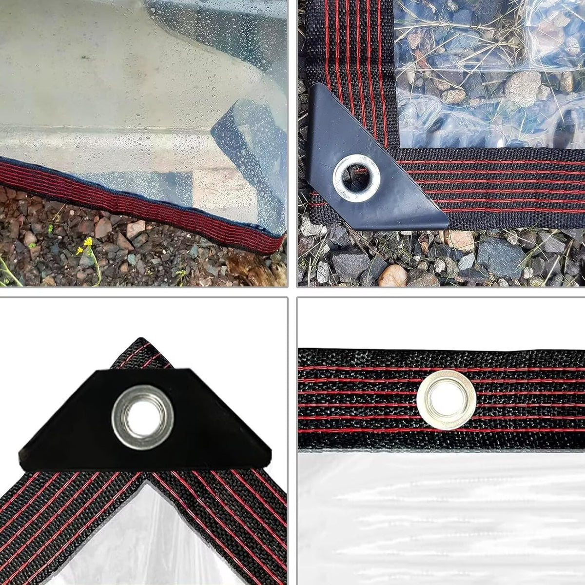 Heavy-Duty Transparent Waterproof Insulated Tarp