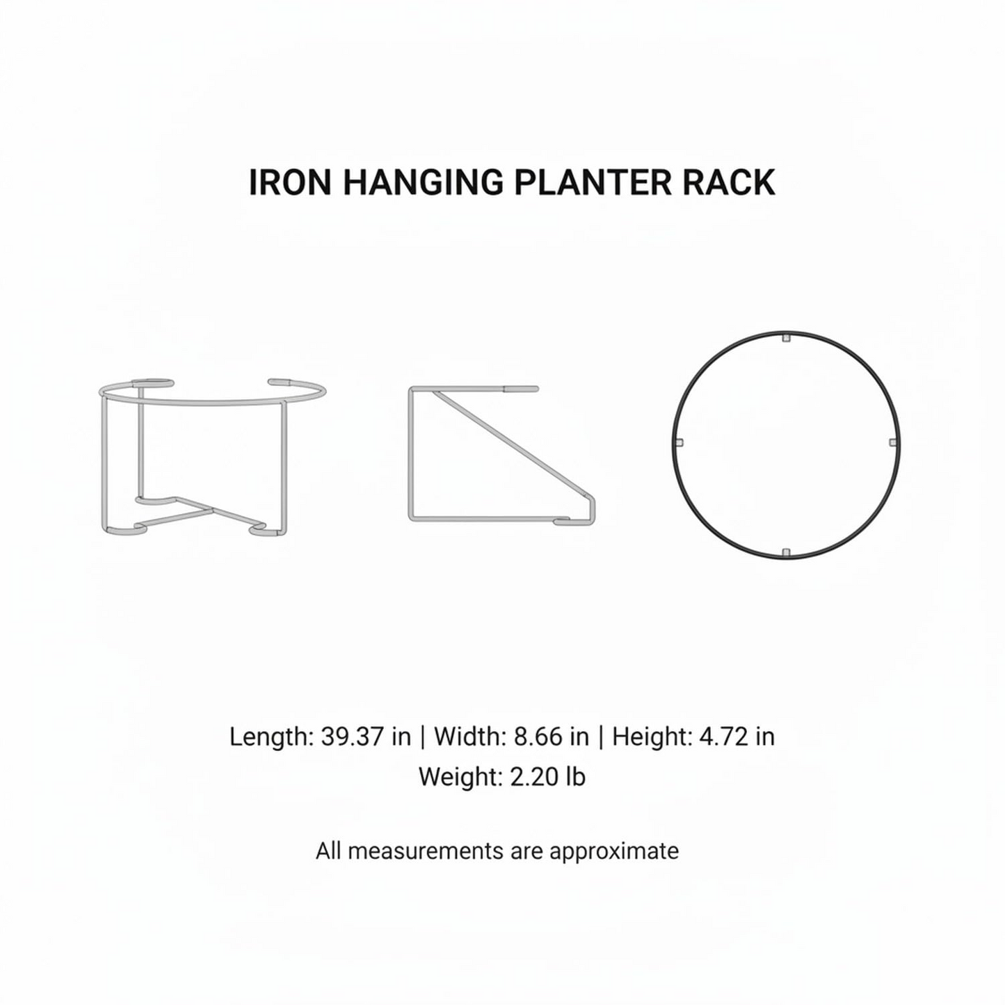 Railing Plant Hook – Adjustable, Tool-Free🪴🔗