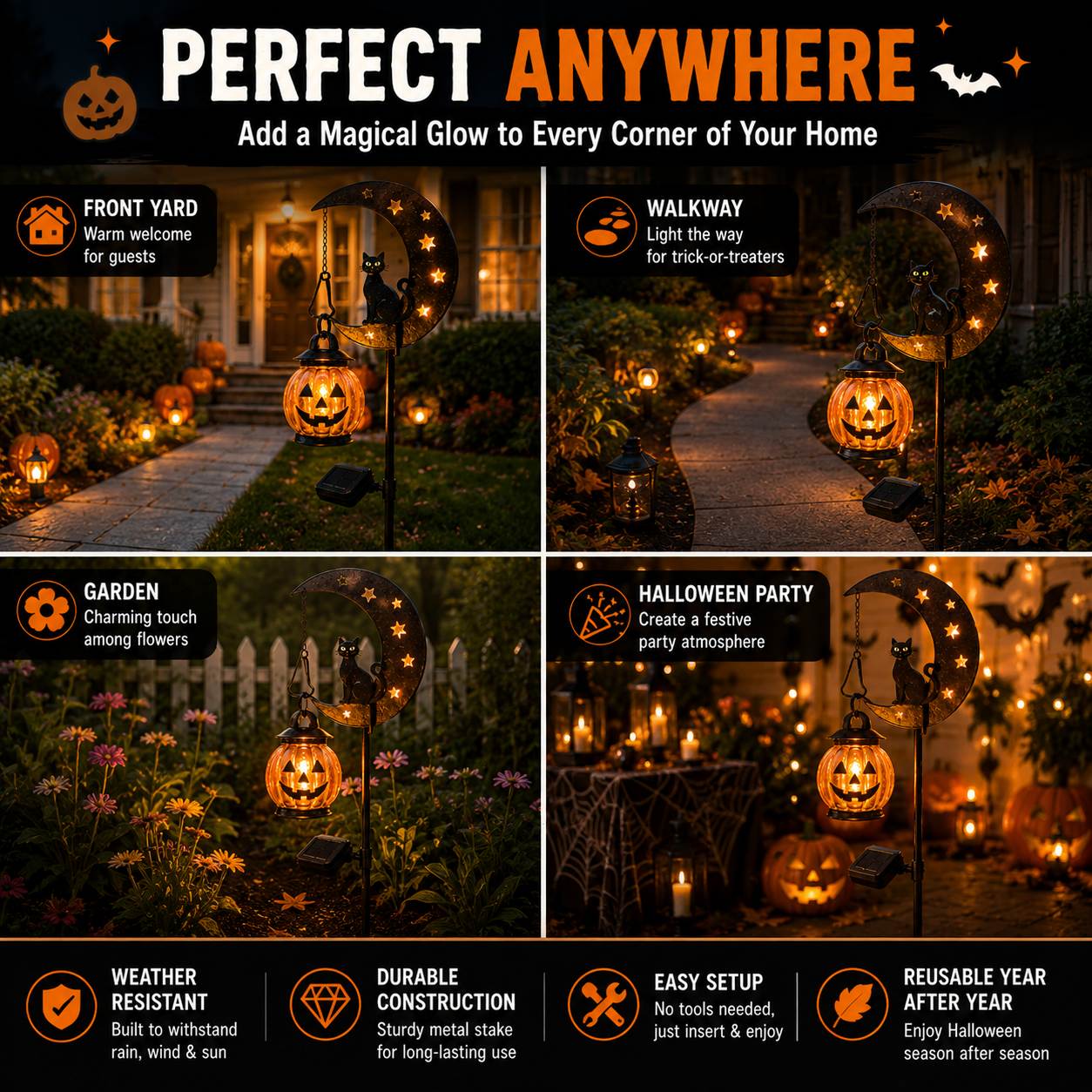 🌙Halloween Pre-sale🎃Solar Halloween Garden Stake Light