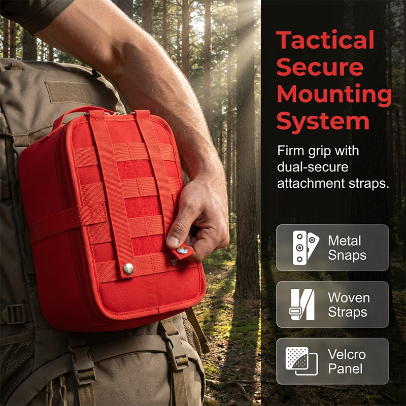 Oxford Cloth Emergency Medical Organizer Bag – Tactical, Rip-Away, Modular 🚑🆘
