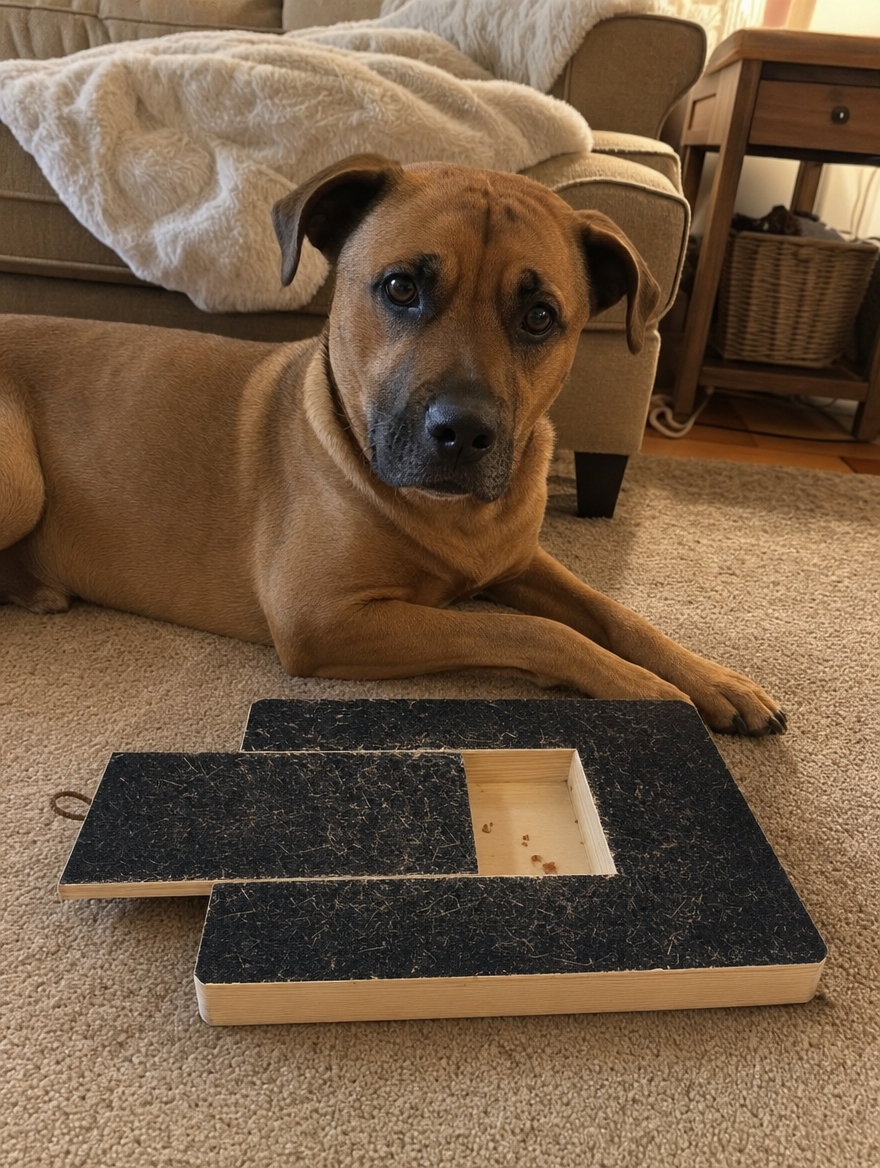 Dog Nail File Board – No Clippers, No Stress, Playtime Trimming 🐾🦴