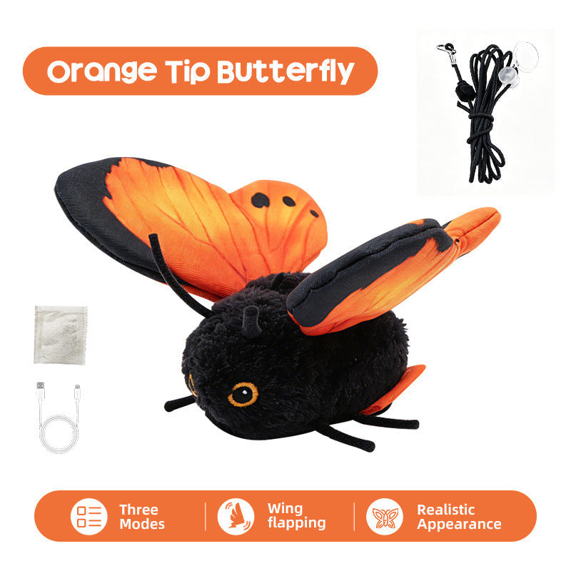 Smart Sensing Flapping Butterfly Interactive Cat Toy