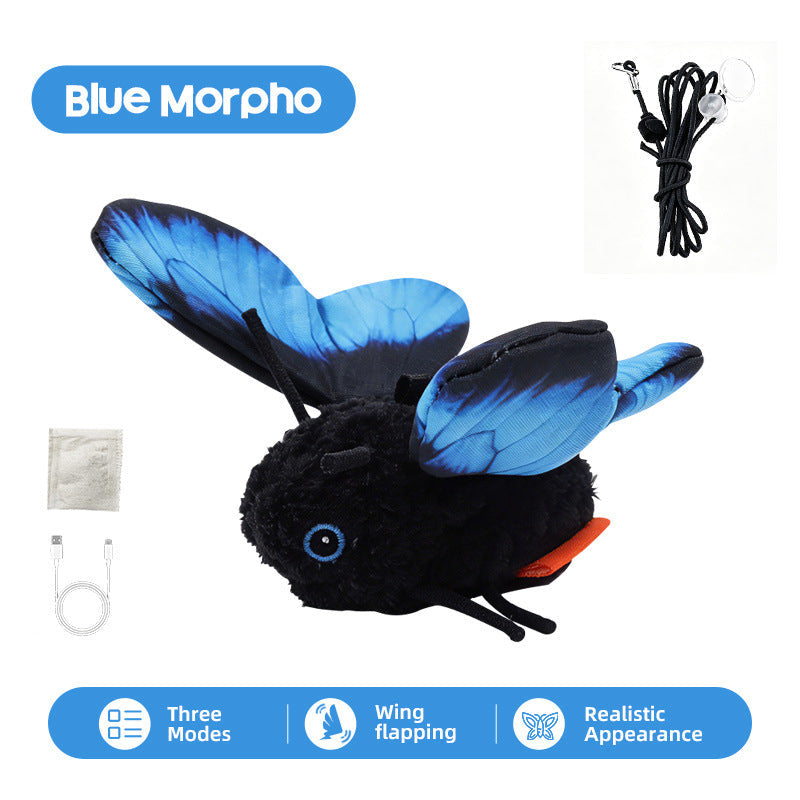 Smart Sensing Flapping Butterfly Interactive Cat Toy