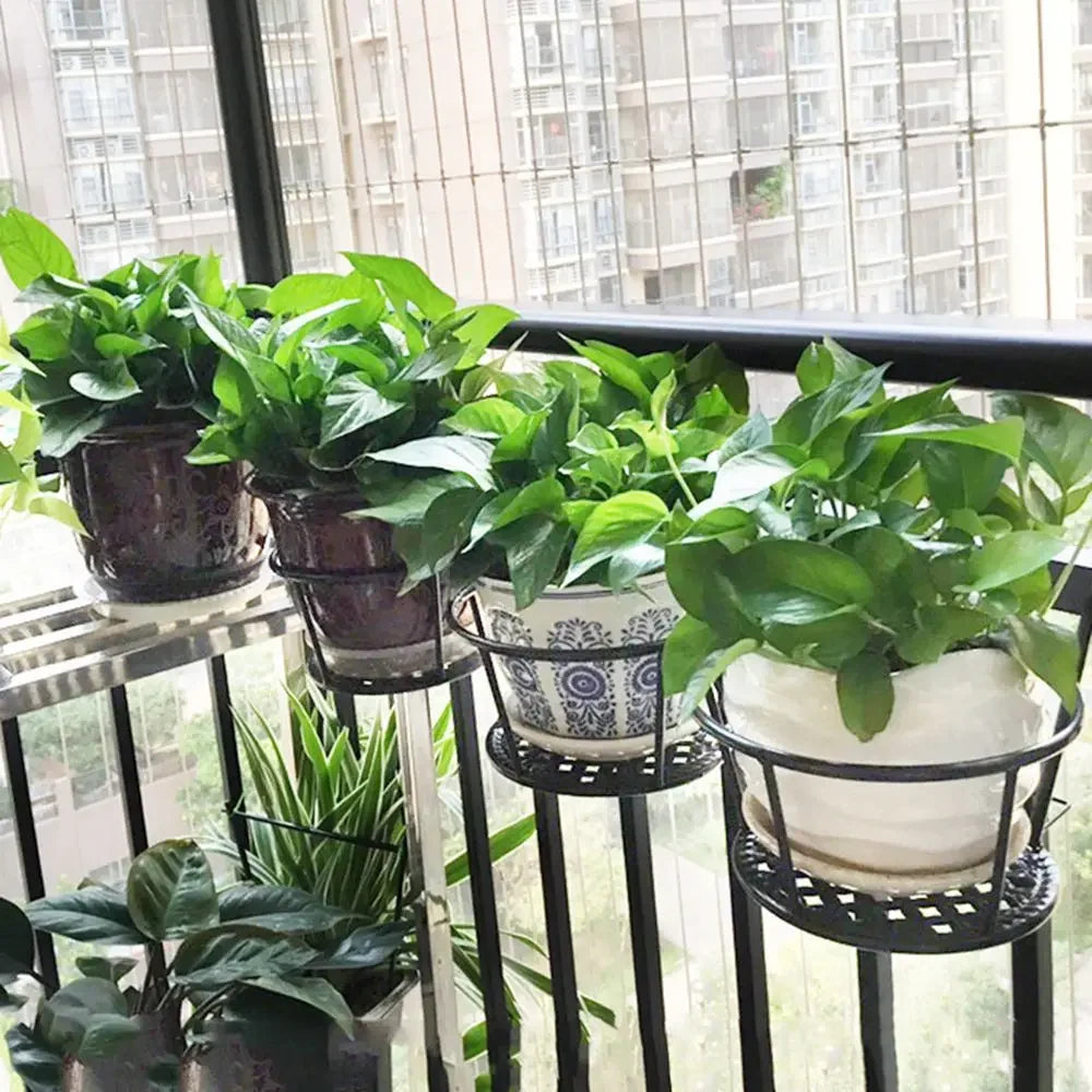 Iron Metal Hanging Plant Basket – 2-Pack, Wall-Mounted, Rust-Resistant 🌿🪴