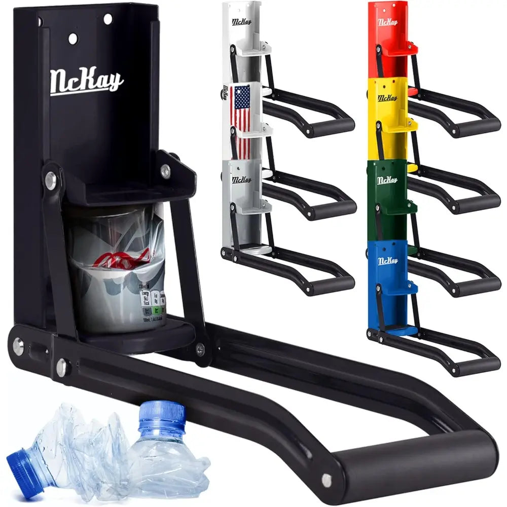 Wall-Mounted Can Crusher – Crushes 16oz &12oz Cans to 20% Size 🥤🔨