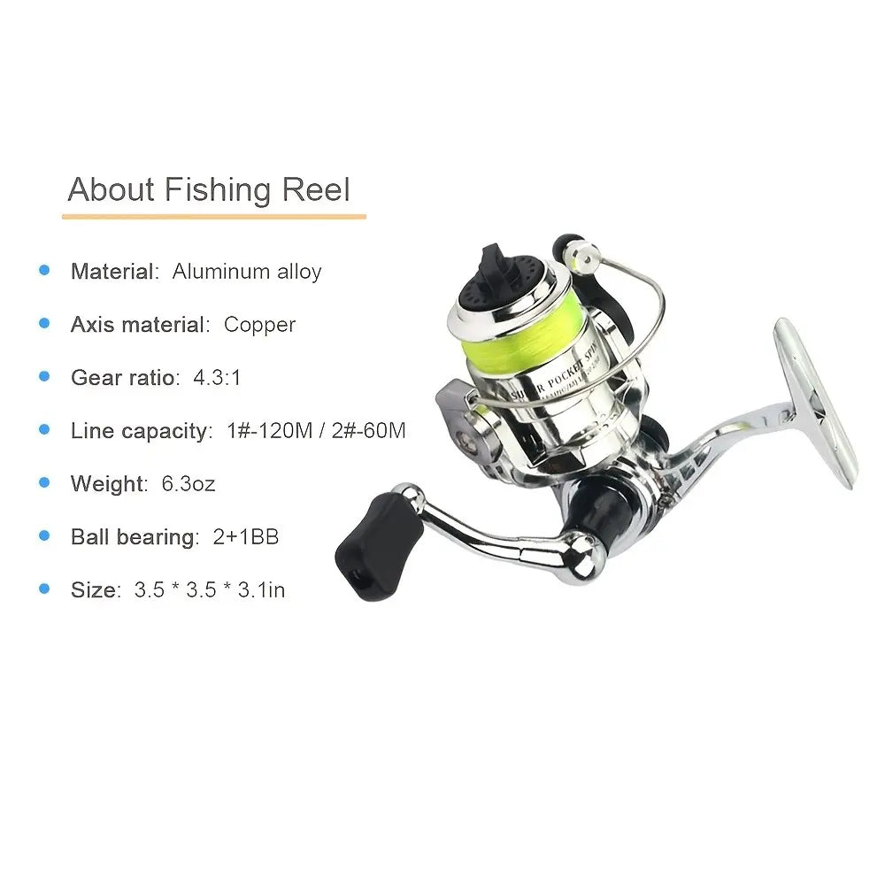 Pocket Fishing Rod – Telescopic, Pre-Assembled🎣🧰