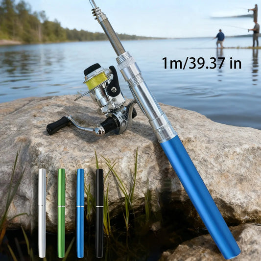 Pocket Fishing Rod – Telescopic, Pre-Assembled🎣🧰