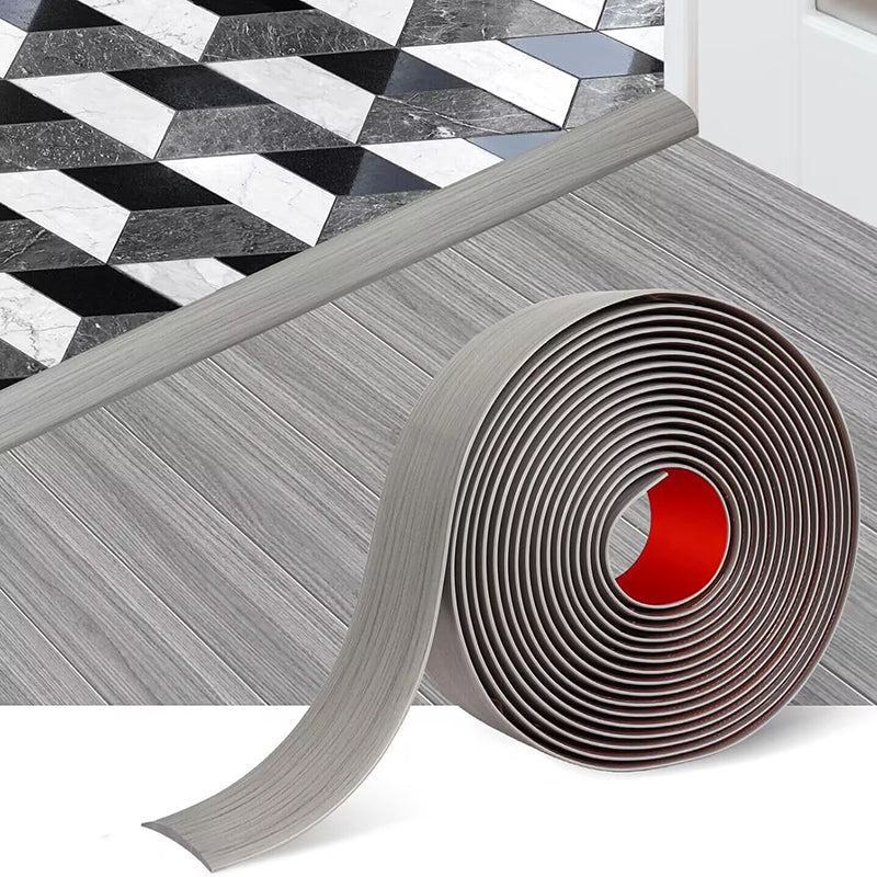Self-Adhesive Floor Transition Strip – Flexible PVC, Peel  Stick, Trim to Fit 🚪🛠️