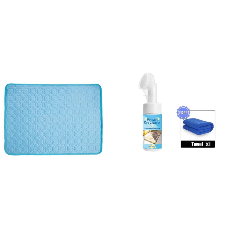 Breathable Pet Cooling Mat – Triple-Layer, Instant Heat Relief 🐶🧊