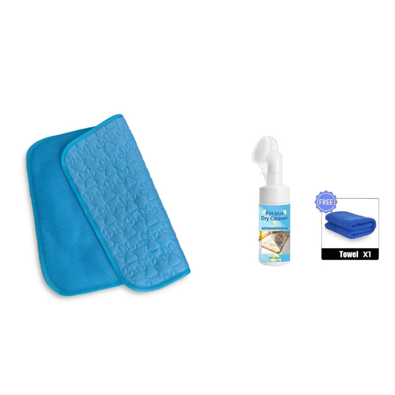 Breathable Pet Cooling Mat – Triple-Layer, Instant Heat Relief 🐶🧊