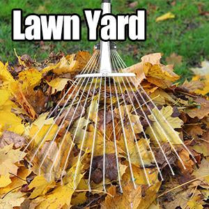 Adjustable Garden Leaf Rake – Lightweight, Telescoping Handle, Expandable Metal Head 🍂🌿🧹