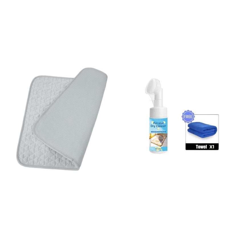 Breathable Pet Cooling Mat – Triple-Layer, Instant Heat Relief 🐶🧊